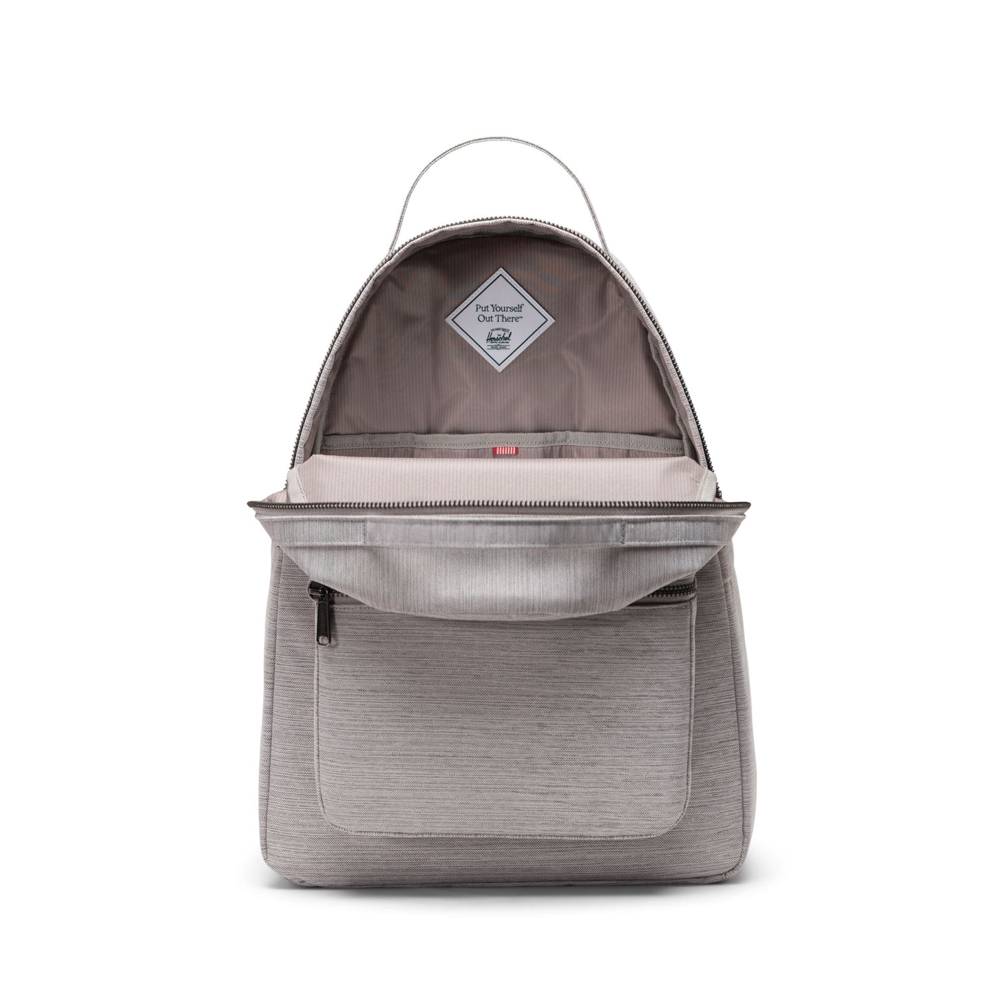 Kırçıllı Açık Gri Herschel Nova Su İtici Kumaş Sırt Çantası, 14" Laptop Uyumlu, 18 L