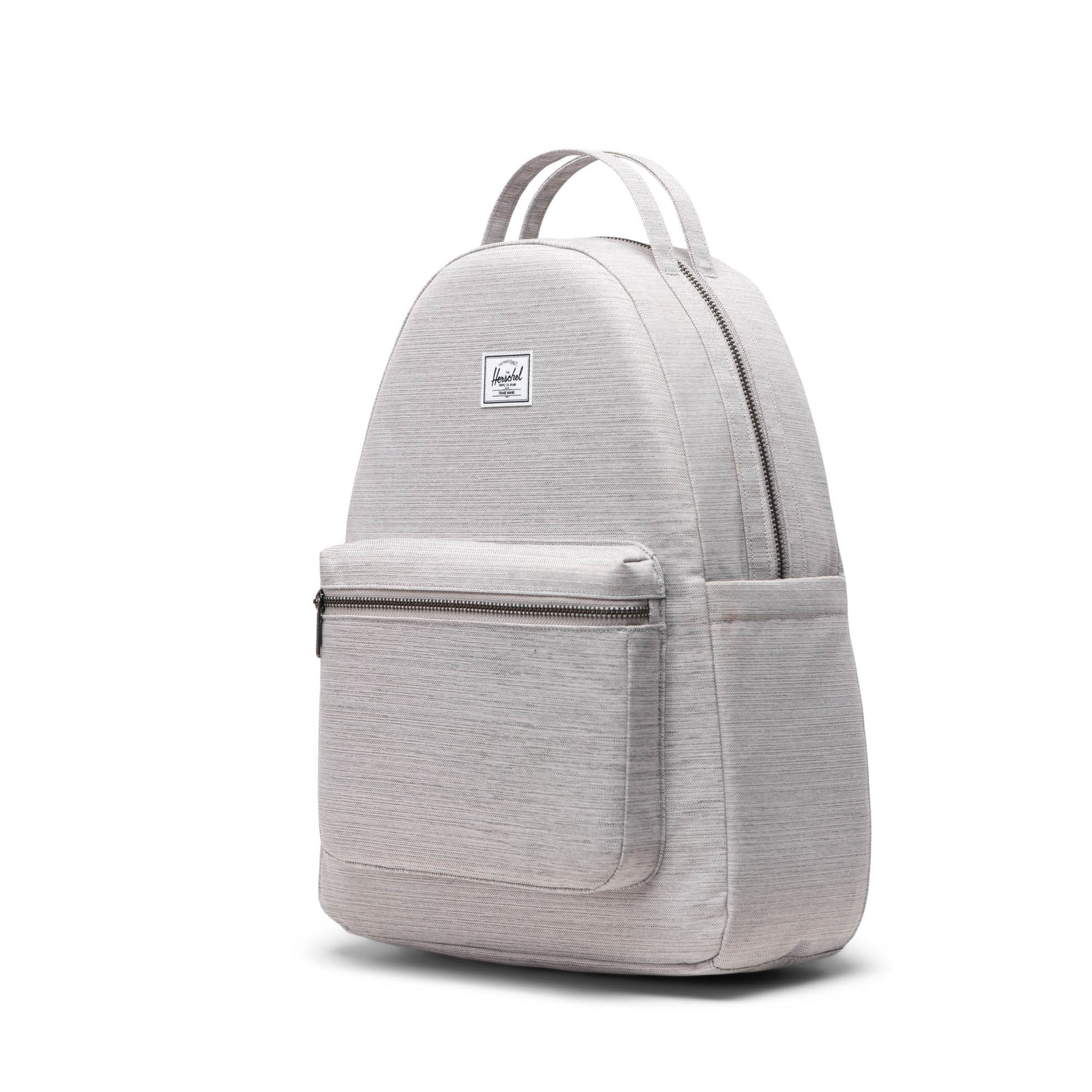 Kırçıllı Açık Gri Herschel Nova Su İtici Kumaş Sırt Çantası, 14" Laptop Uyumlu, 18 L
