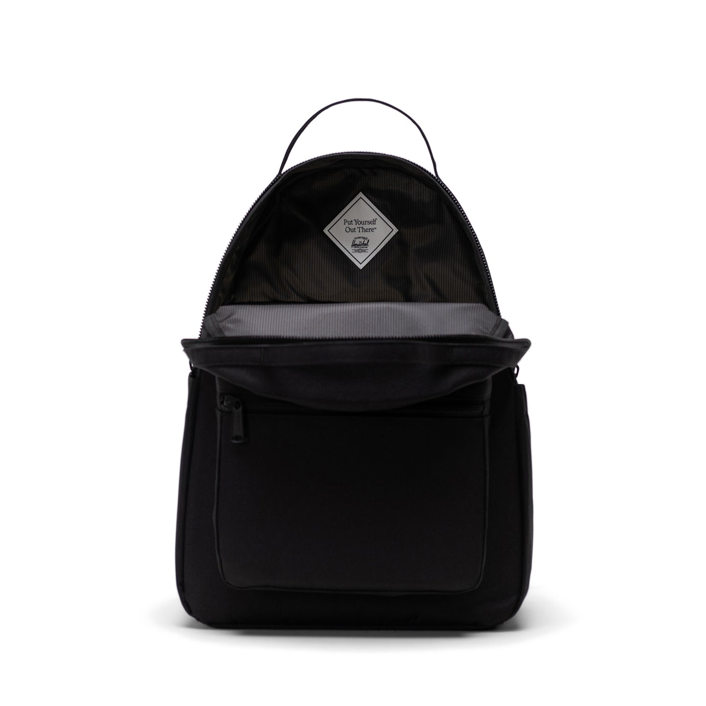 Siyah Tonal Herschel Nova Su İtici Kumaş Sırt Çantası, 14" Laptop Uyumlu, 18 L