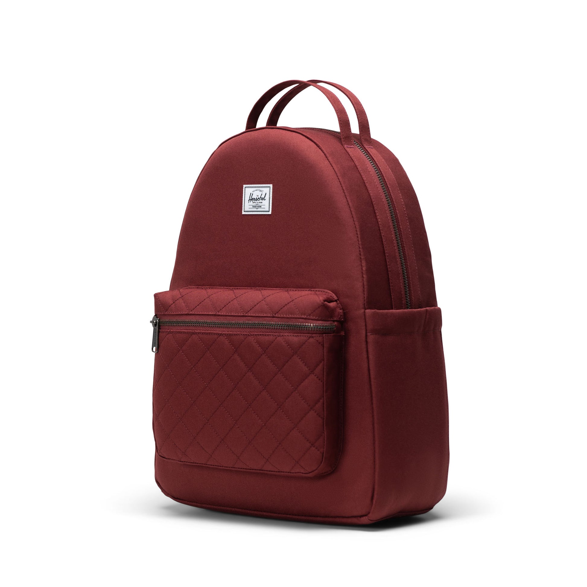Mürdüm Kapitone Herschel Nova Su İtici Kumaş Sırt Çantası, 14" Laptop Uyumlu, 18 L