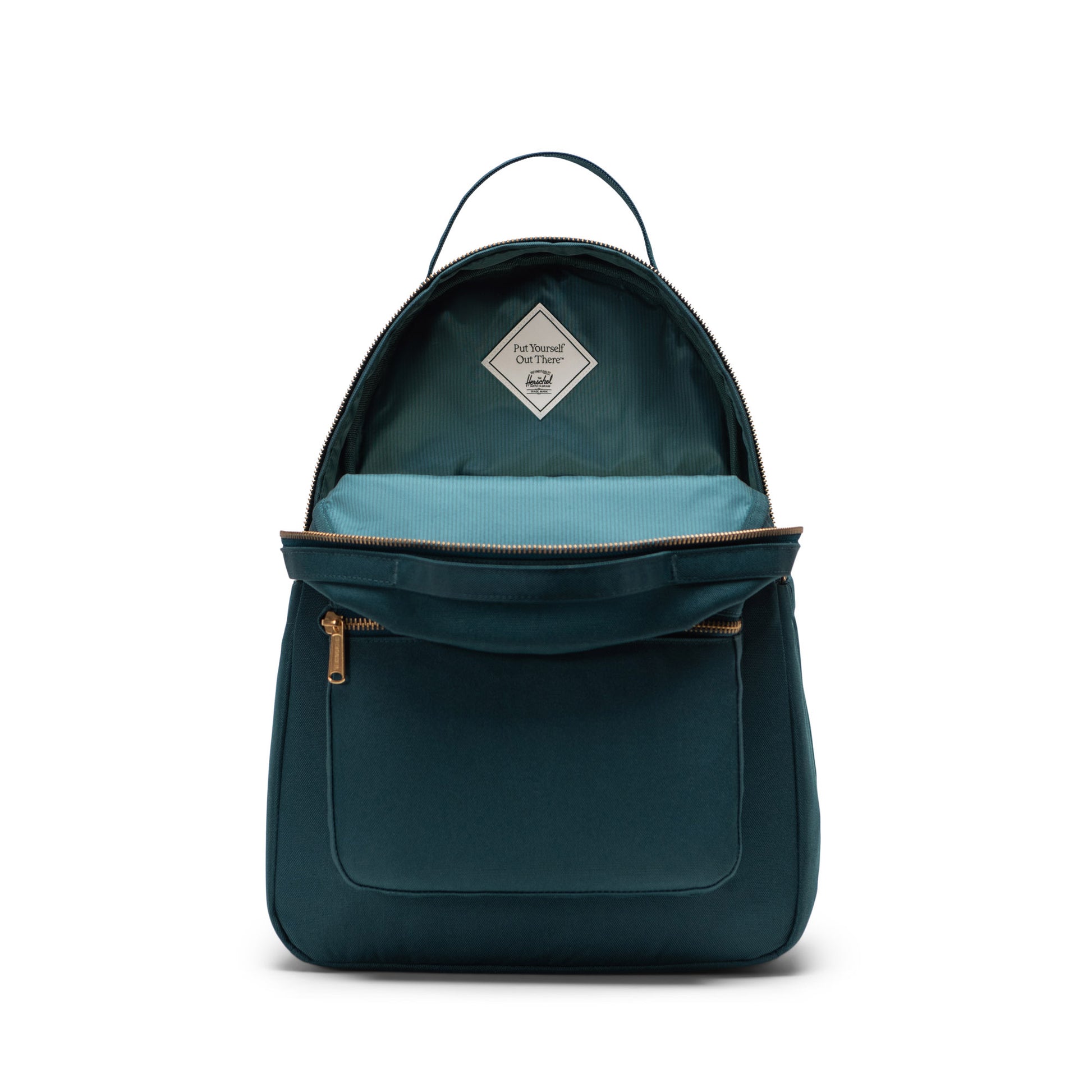 Petrol Mavisi Herschel Nova Su İtici Kumaş Sırt Çantası, 14" Laptop Uyumlu, 18 L