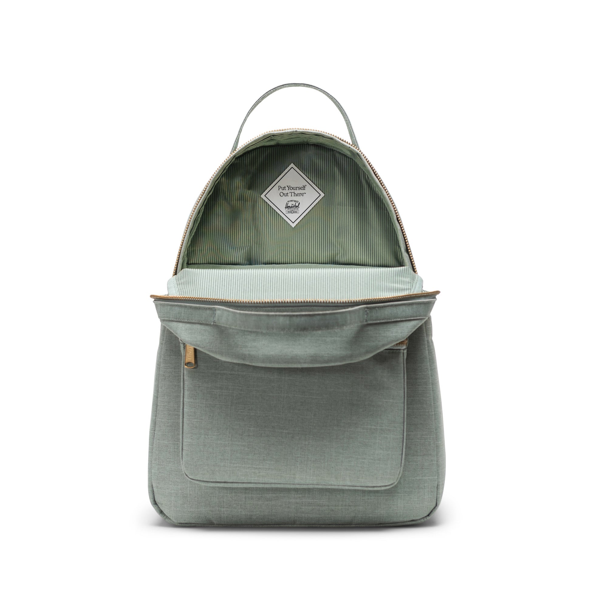 Kırçıllı Mint Yeşili Herschel Nova Su İtici Kumaş Sırt Çantası, 14" Laptop Uyumlu, 18 L