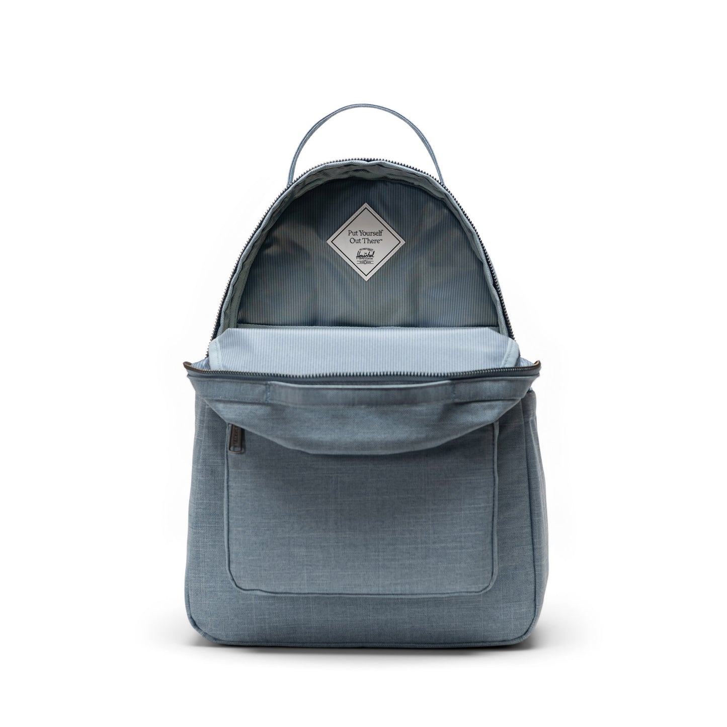 Kırçıllı Bebek Mavisi Herschel Nova Su İtici Kumaş Sırt Çantası, 14" Laptop Uyumlu, 18 L