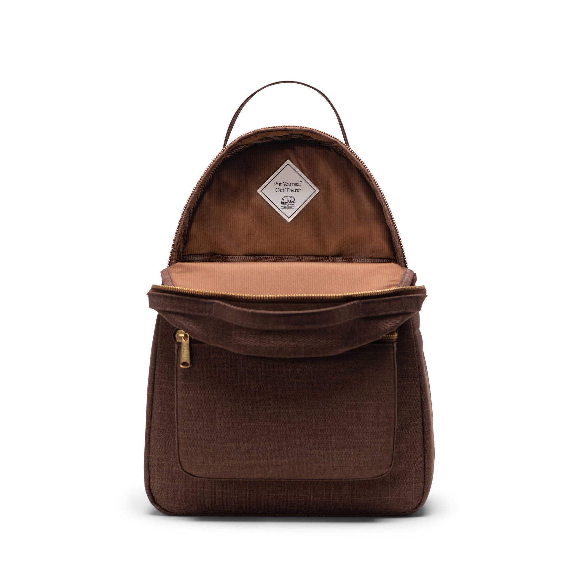 Kırçıllı Acı Kahve Herschel Nova Su İtici Kumaş Sırt Çantası, 14" Laptop Uyumlu, 18 L