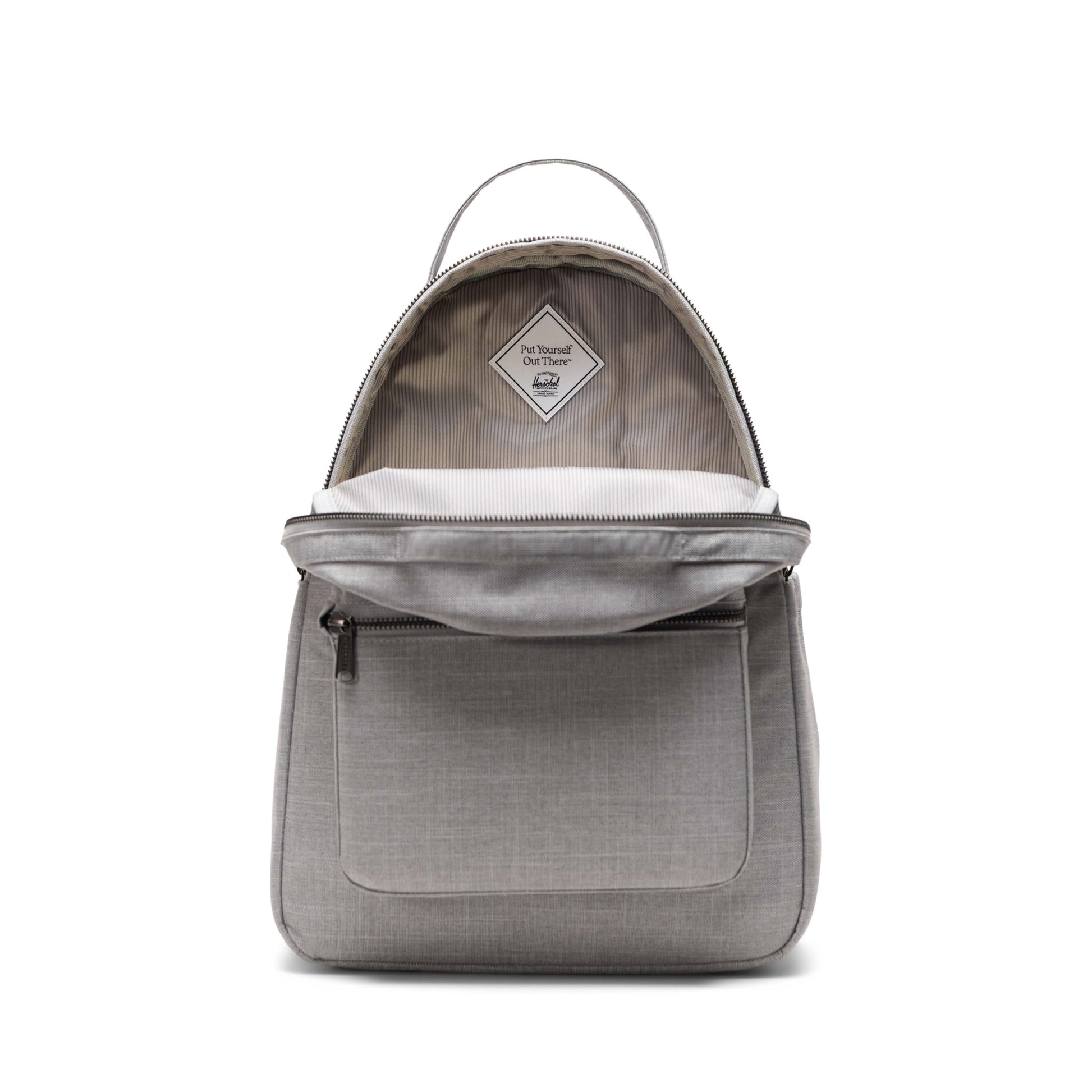 Kırçıllı Keten Gri Herschel Nova Su İtici Kumaş Sırt Çantası, 14" Laptop Uyumlu, 18 L