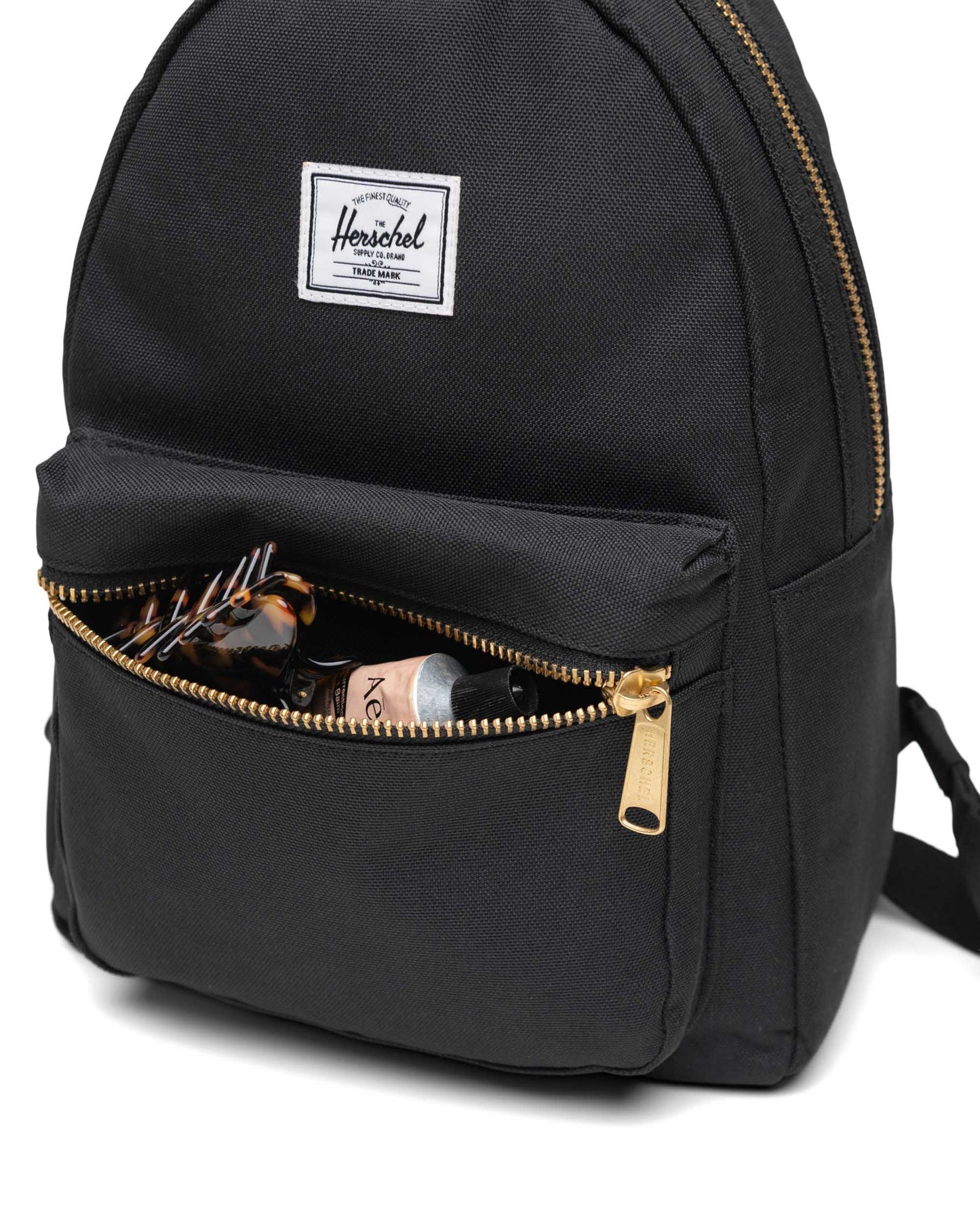 Siyah Herschel Nova Mini Su İtici Kumaş Sırt Çantası, 9 L