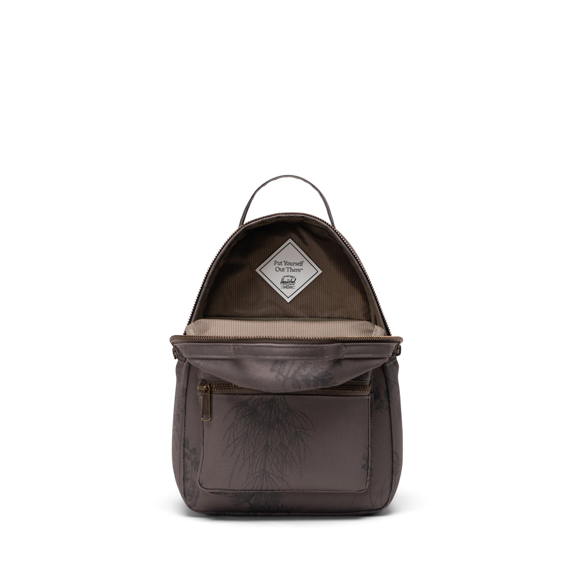 Toprak Boz Kahve Herschel Nova Mini Su İtici Kumaş Sırt Çantası, 9 L