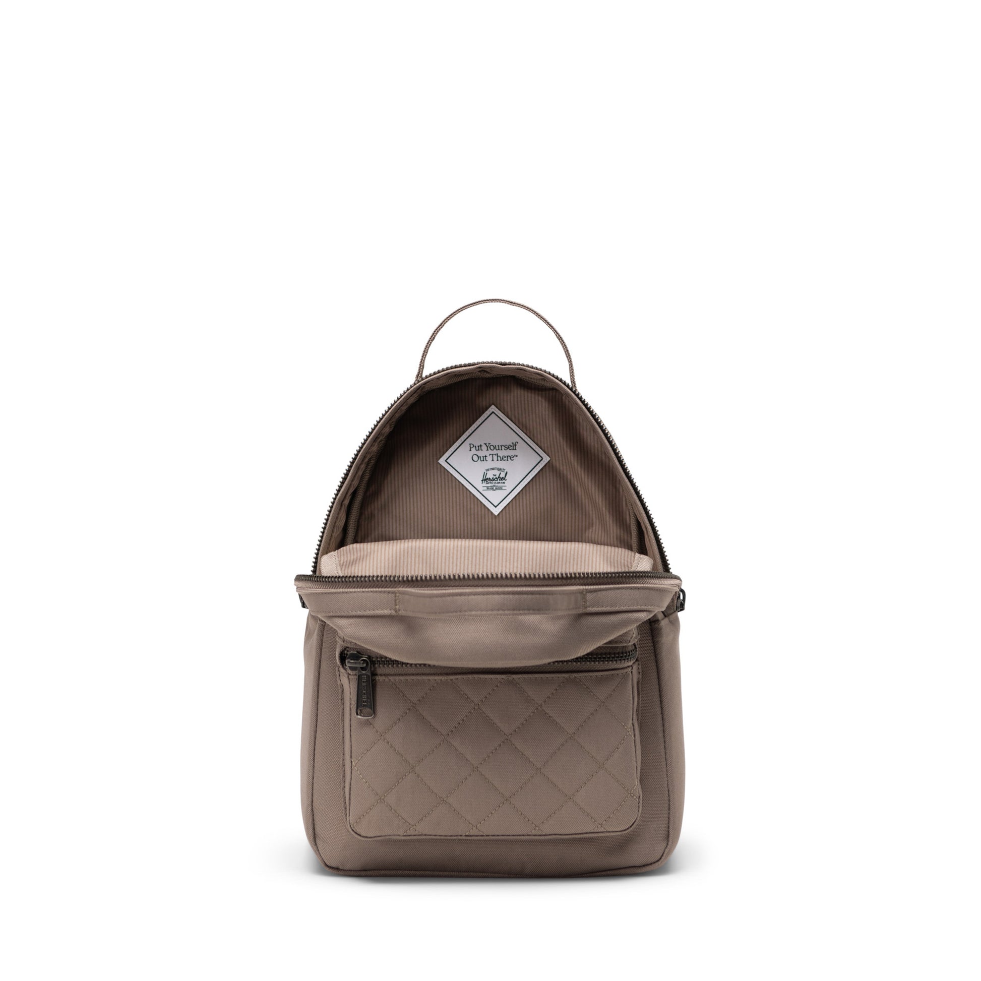 Vizon Kapitone Herschel Nova Mini Su İtici Kumaş Sırt Çantası, 9 L