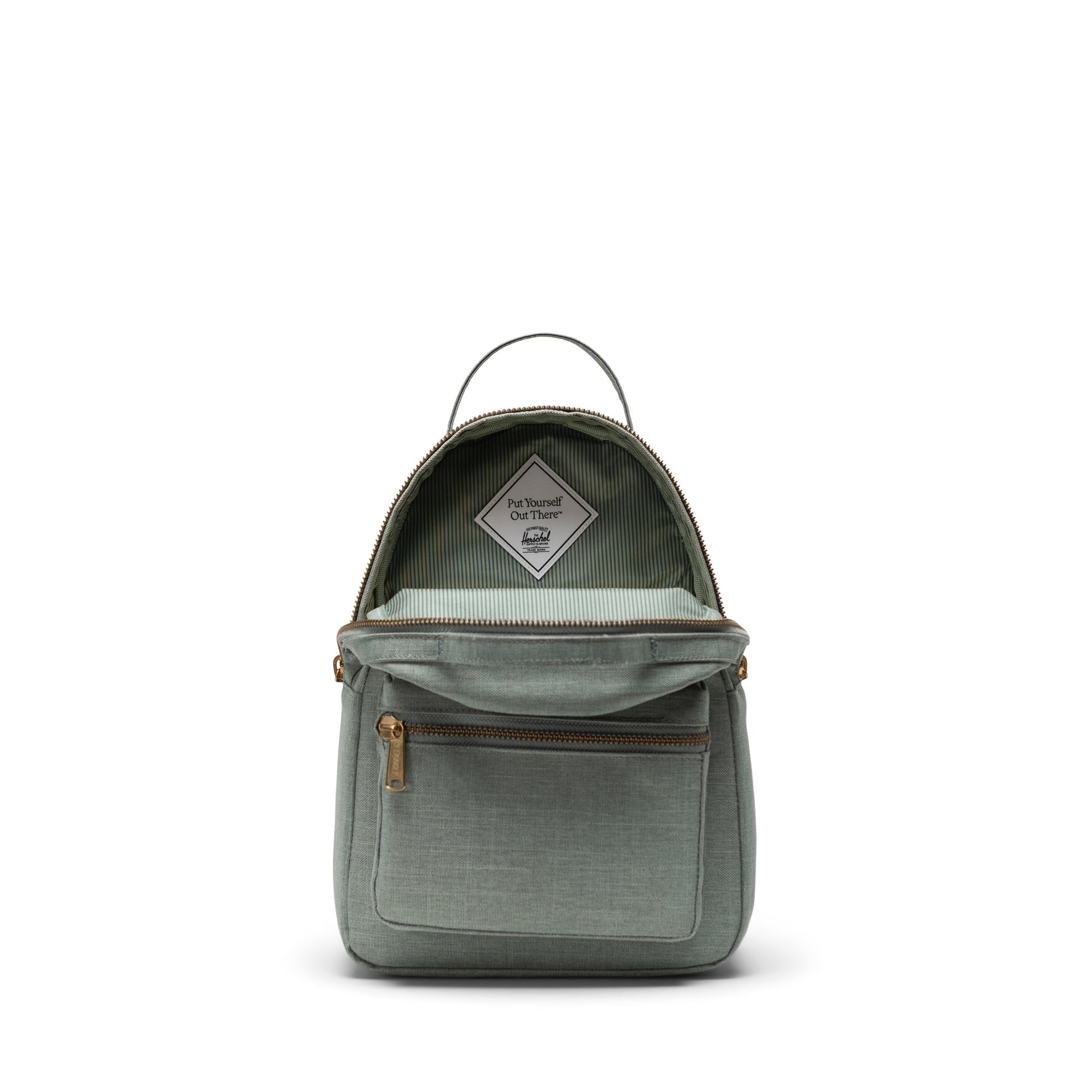 Kırçıllı Mint Yeşili Herschel Nova Mini Su İtici Kumaş Sırt Çantası, 9 L