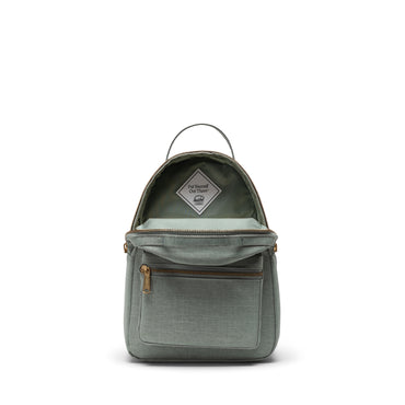 Kırçıllı Mint Yeşili Herschel Nova Mini Su İtici Kumaş Sırt Çantası, 9 L