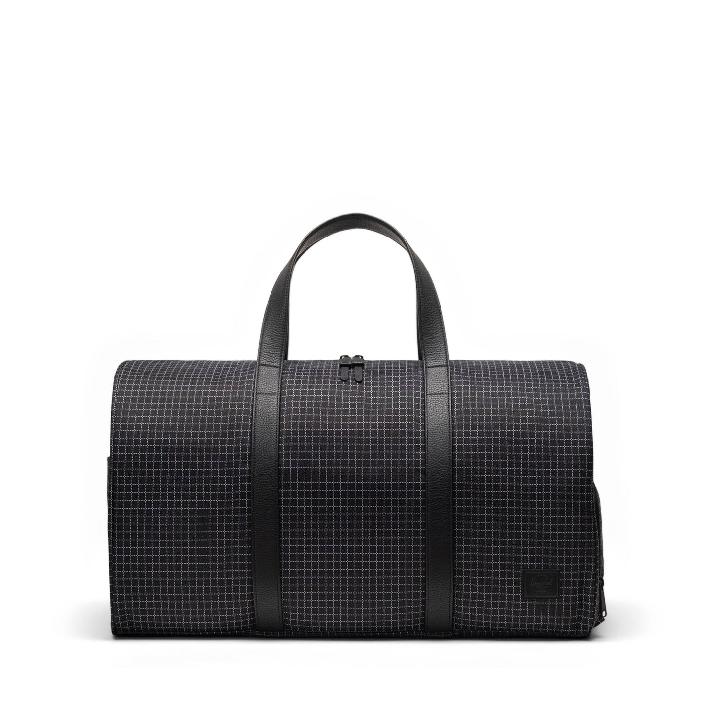 Grid Siyah Herschel Novel Duffle Seyahat ve Spor Çantası