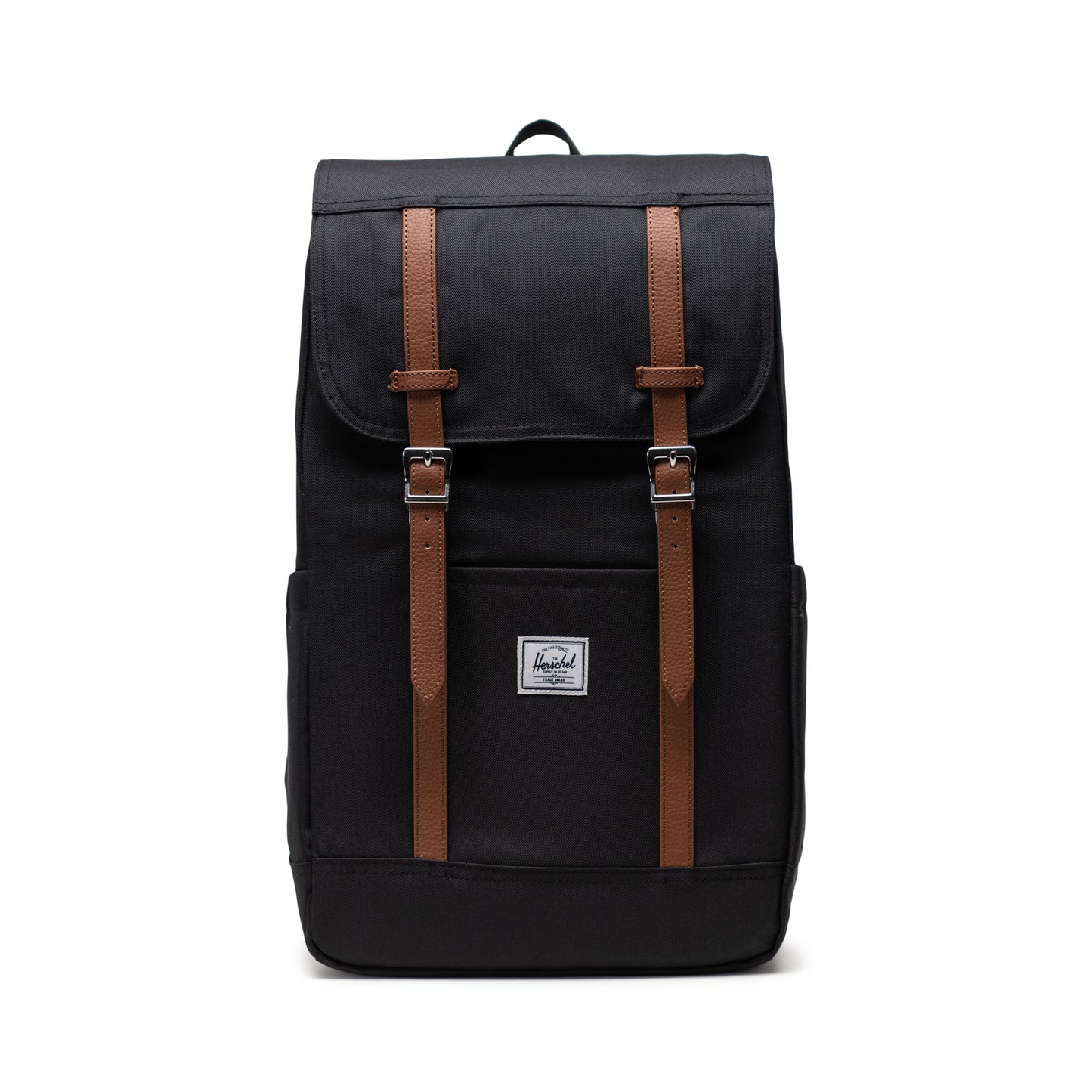 Siyah Herschel Retreat Su İtici Kumaş 16" Laptop Uyumlu Mıknatıslı Kapama Sırt Çantası, 23 L