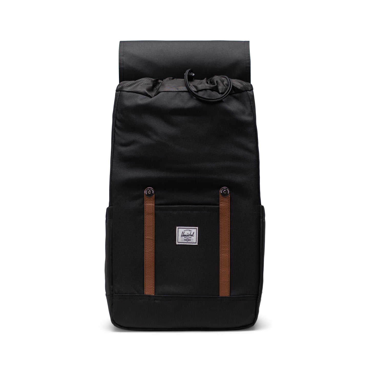 Siyah Herschel Retreat Su İtici Kumaş 16" Laptop Uyumlu Mıknatıslı Kapama Sırt Çantası, 23 L