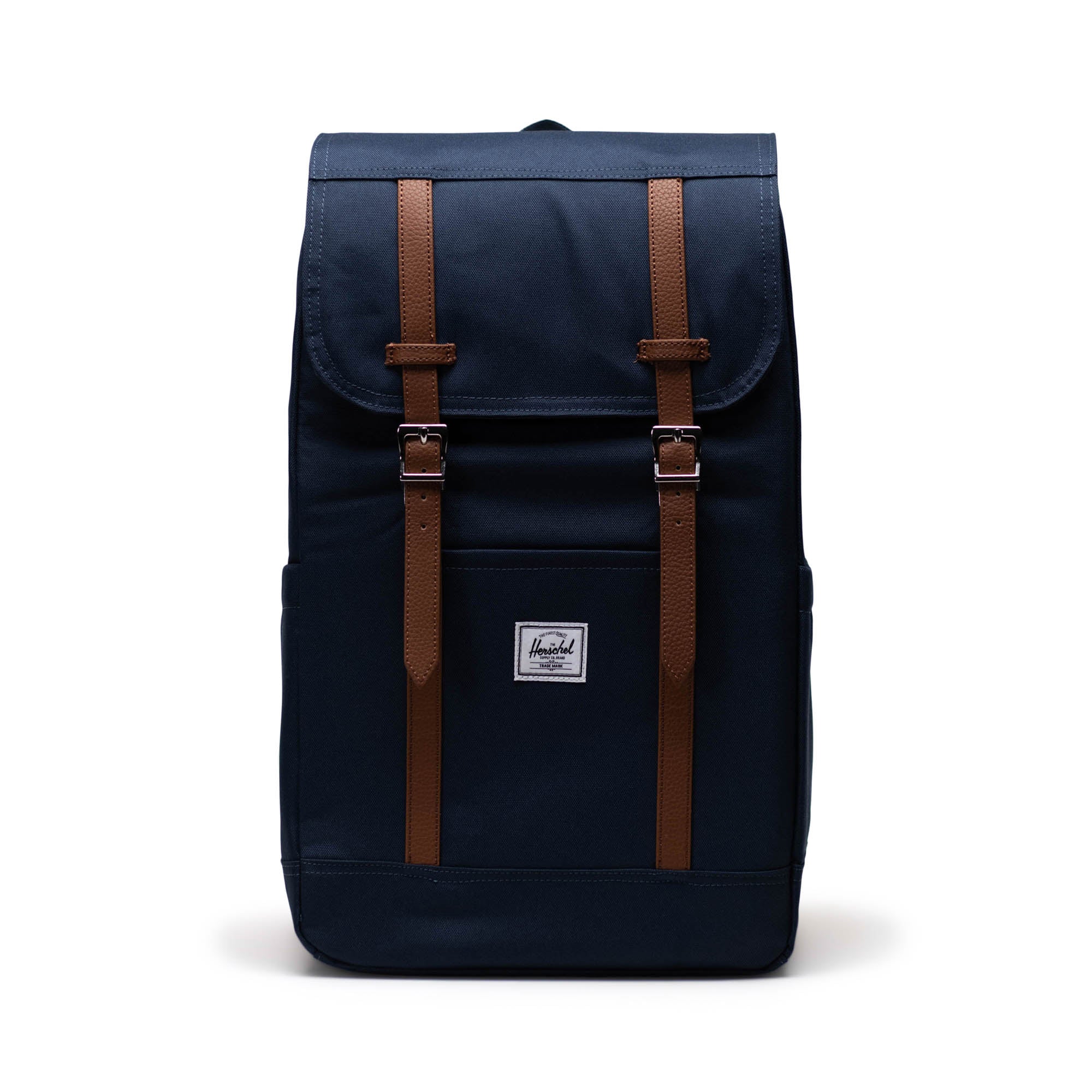 Lacivert Herschel Retreat Su İtici Kumaş 16" Laptop Uyumlu Mıknatıslı Kapama Sırt Çantası, 23 L