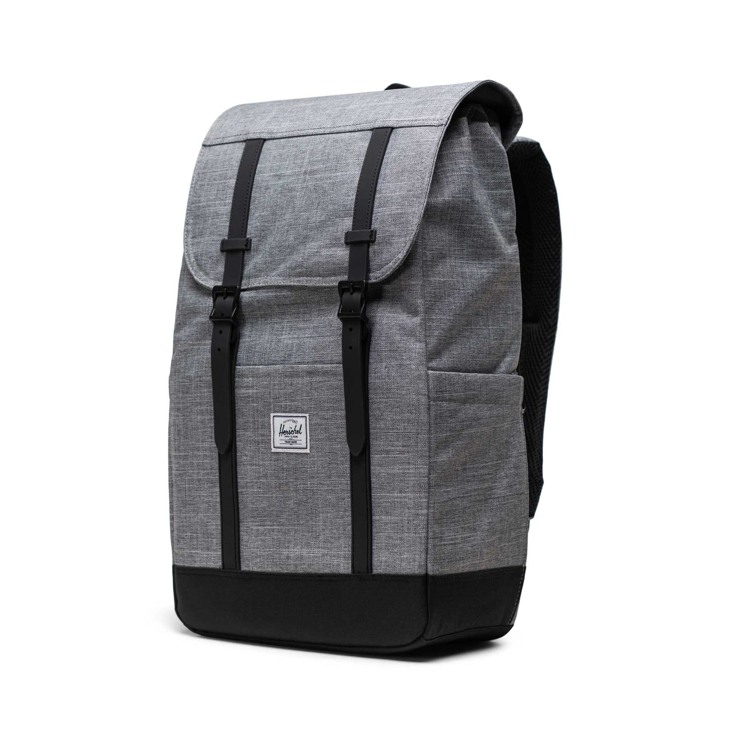 Kırçıllı Antrasit Herschel Retreat Su İtici Kumaş 16" Laptop Uyumlu Mıknatıslı Kapama Sırt Çantası, 23 L