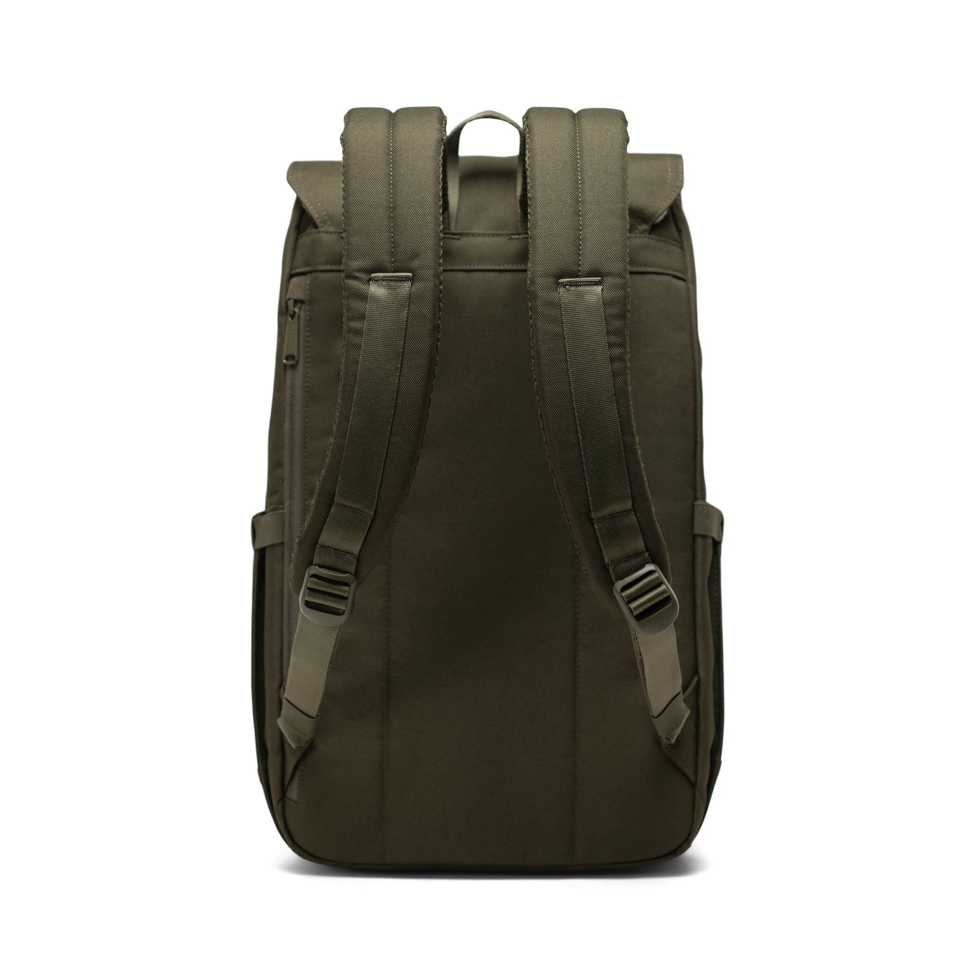 Haki Herschel Retreat Su İtici Kumaş 16" Laptop Uyumlu Mıknatıslı Kapama Sırt Çantası, 23 L