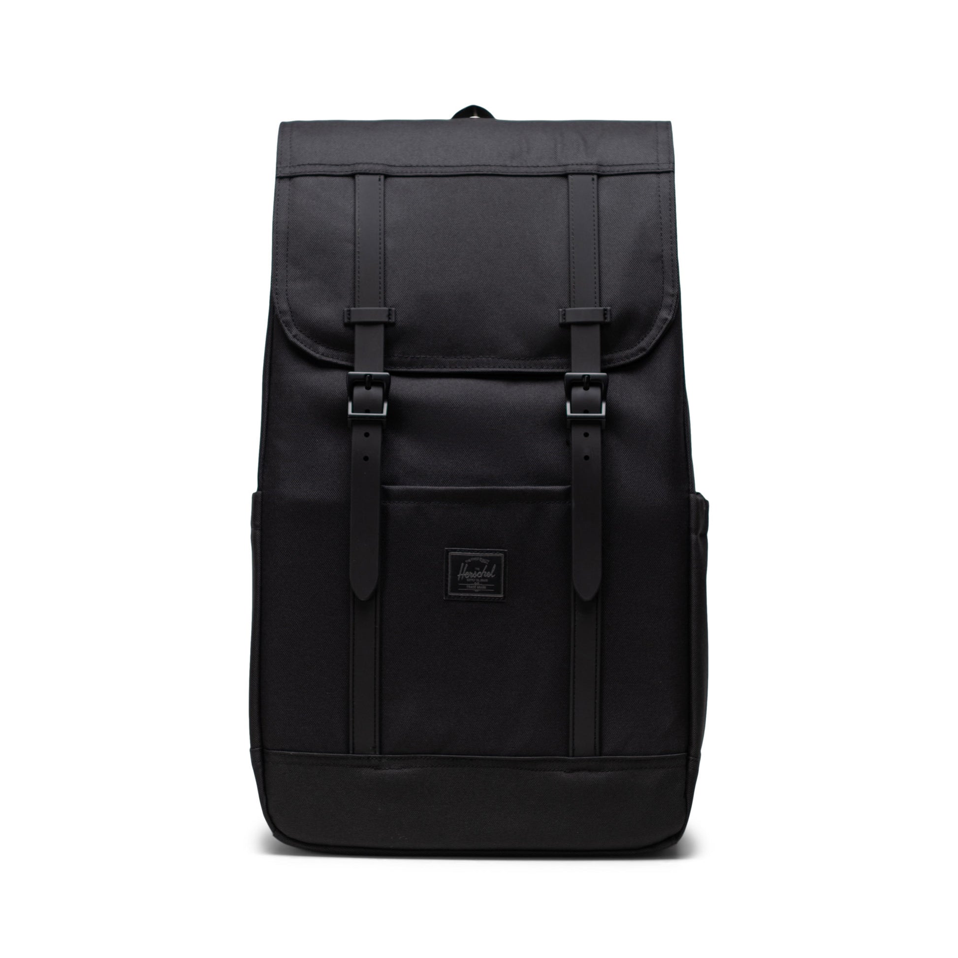 Siyah Tonal Herschel Retreat Su İtici Kumaş 16" Laptop Uyumlu Mıknatıslı Kapama Sırt Çantası, 23 L