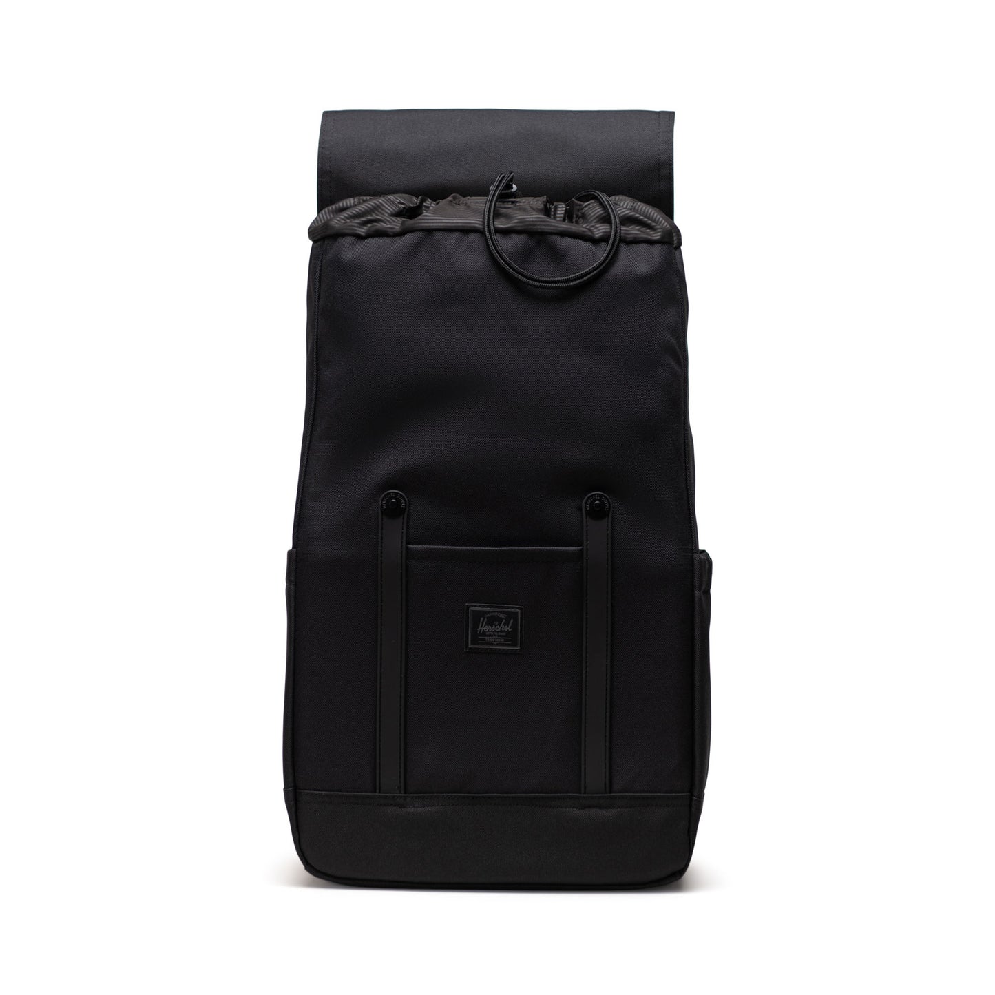 Siyah Tonal Herschel Retreat Su İtici Kumaş 16" Laptop Uyumlu Mıknatıslı Kapama Sırt Çantası, 23 L