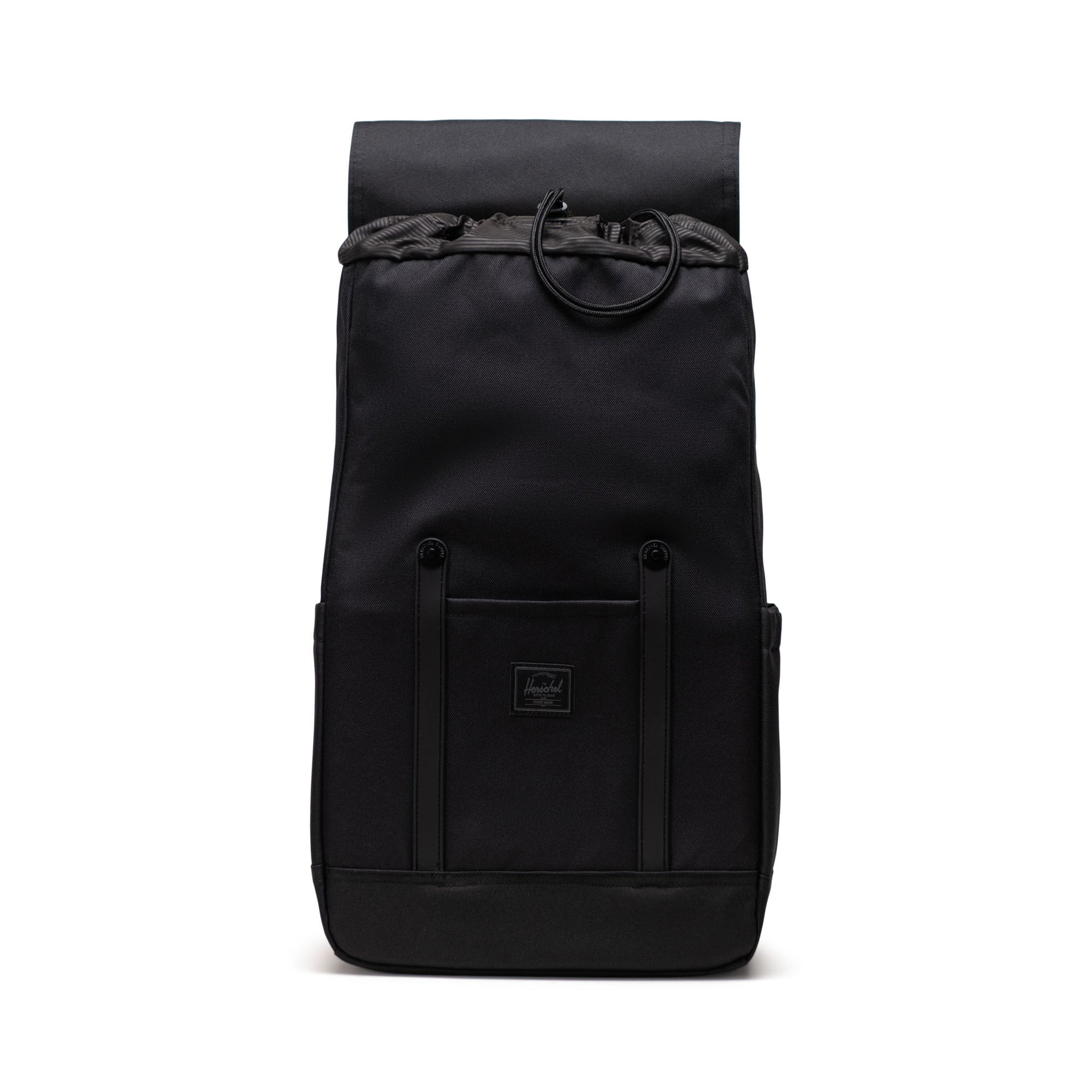 Siyah Tonal Herschel Retreat Su İtici Kumaş 16" Laptop Uyumlu Mıknatıslı Kapama Sırt Çantası, 23 L