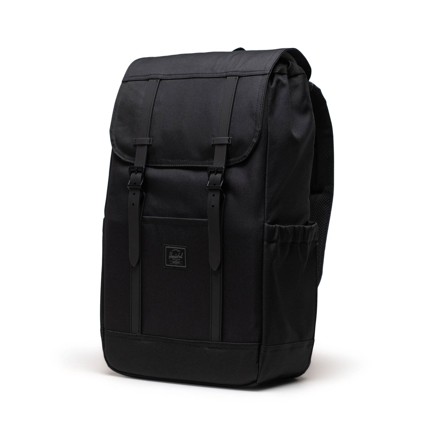 Siyah Tonal Herschel Retreat Su İtici Kumaş 16" Laptop Uyumlu Mıknatıslı Kapama Sırt Çantası, 23 L