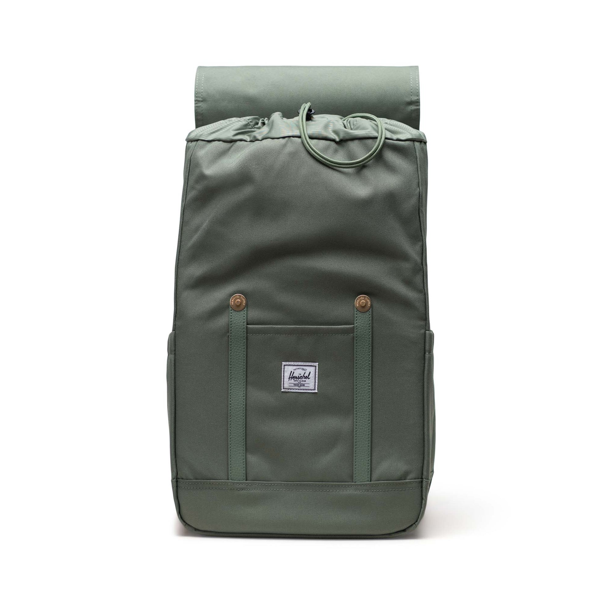 Açık Su Yeşili Herschel Retreat Su İtici Kumaş 16" Laptop Uyumlu Mıknatıslı Kapama Sırt Çantası, 23 L