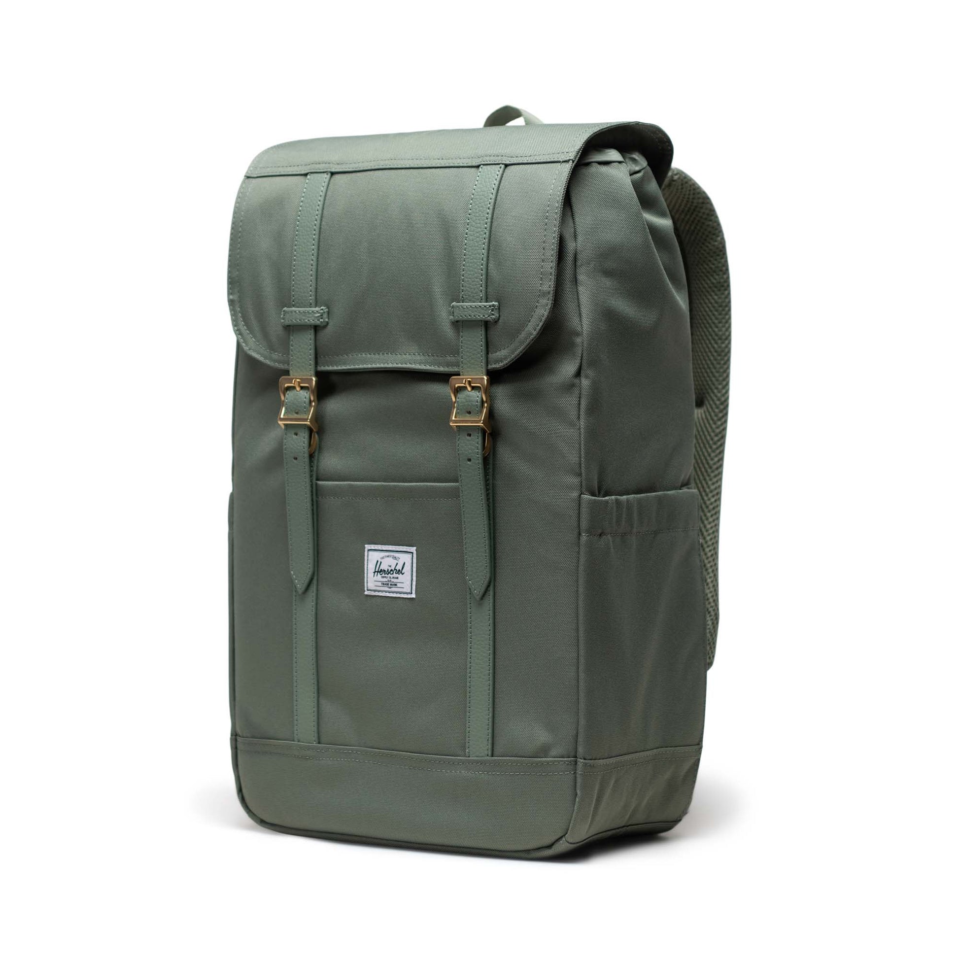Açık Su Yeşili Herschel Retreat Su İtici Kumaş 16" Laptop Uyumlu Mıknatıslı Kapama Sırt Çantası, 23 L