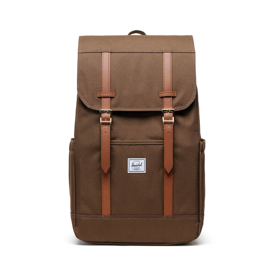 Acı Kahve Herschel Retreat Su İtici Kumaş 16" Laptop Uyumlu Mıknatıslı Kapama Sırt Çantası, 23 L