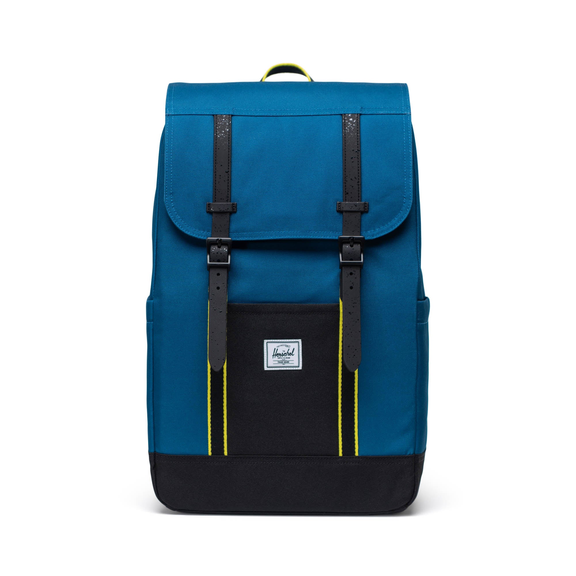 Koyu Petrol Mavisi Herschel Retreat Su İtici Kumaş 16" Laptop Uyumlu Mıknatıslı Kapama Sırt Çantası, 23 L