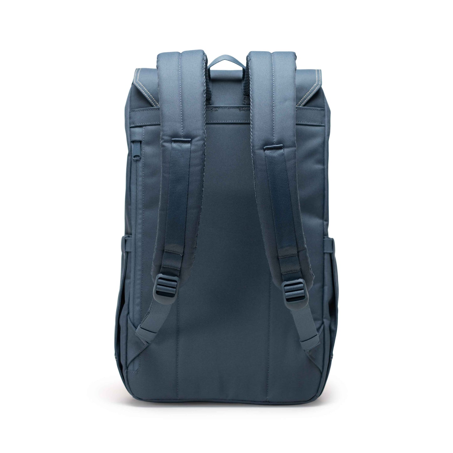 Dikişli Buğulu Mavi Herschel Retreat Su İtici Kumaş 16" Laptop Uyumlu Mıknatıslı Kapama Sırt Çantası, 23 L