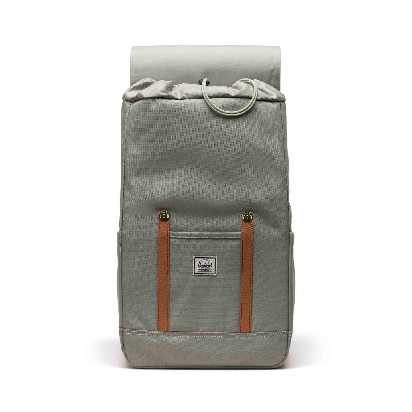Puslu Yeşil Herschel Retreat Su İtici Kumaş 16" Laptop Uyumlu Mıknatıslı Kapama Sırt Çantası, 23 L