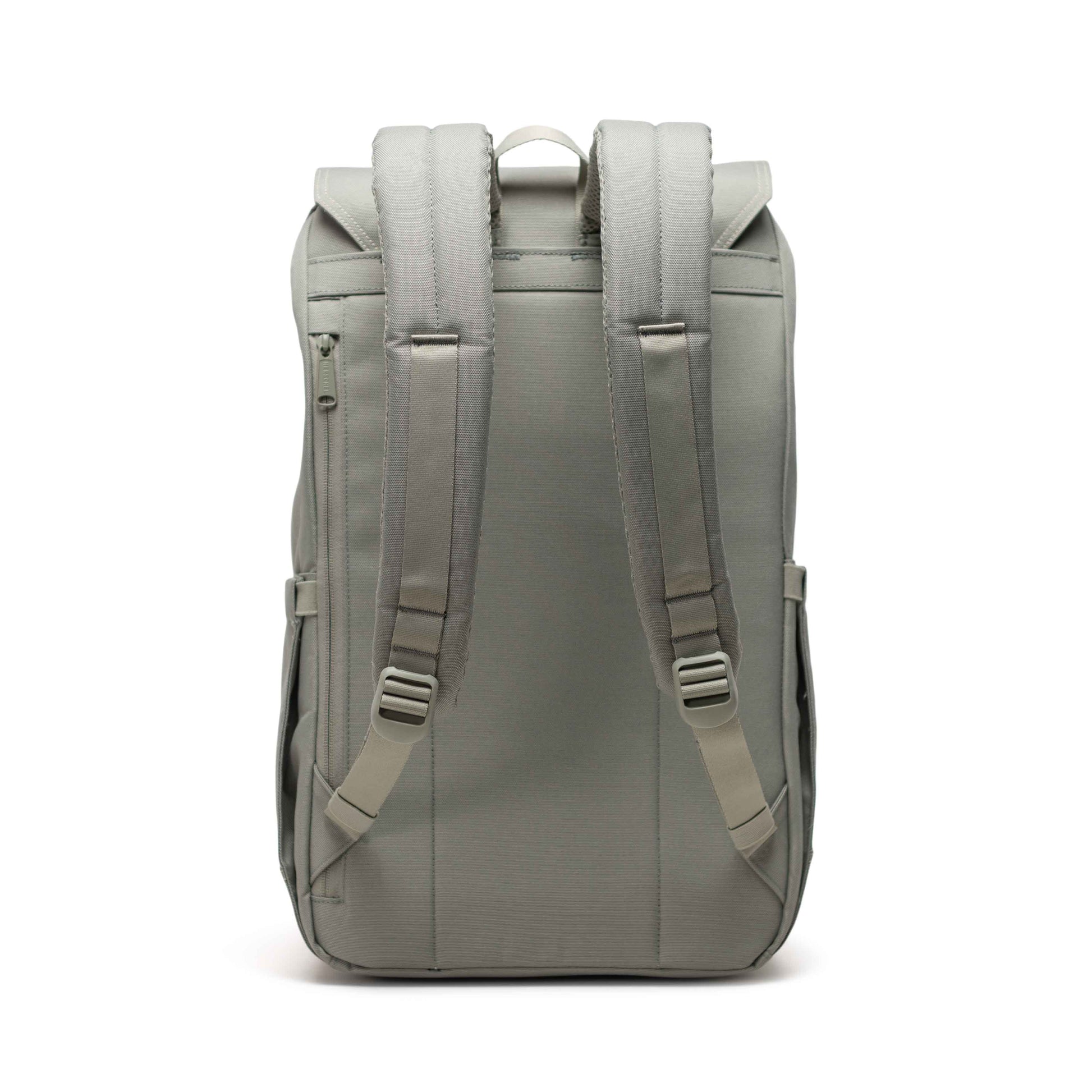 Puslu Yeşil Herschel Retreat Su İtici Kumaş 16" Laptop Uyumlu Mıknatıslı Kapama Sırt Çantası, 23 L