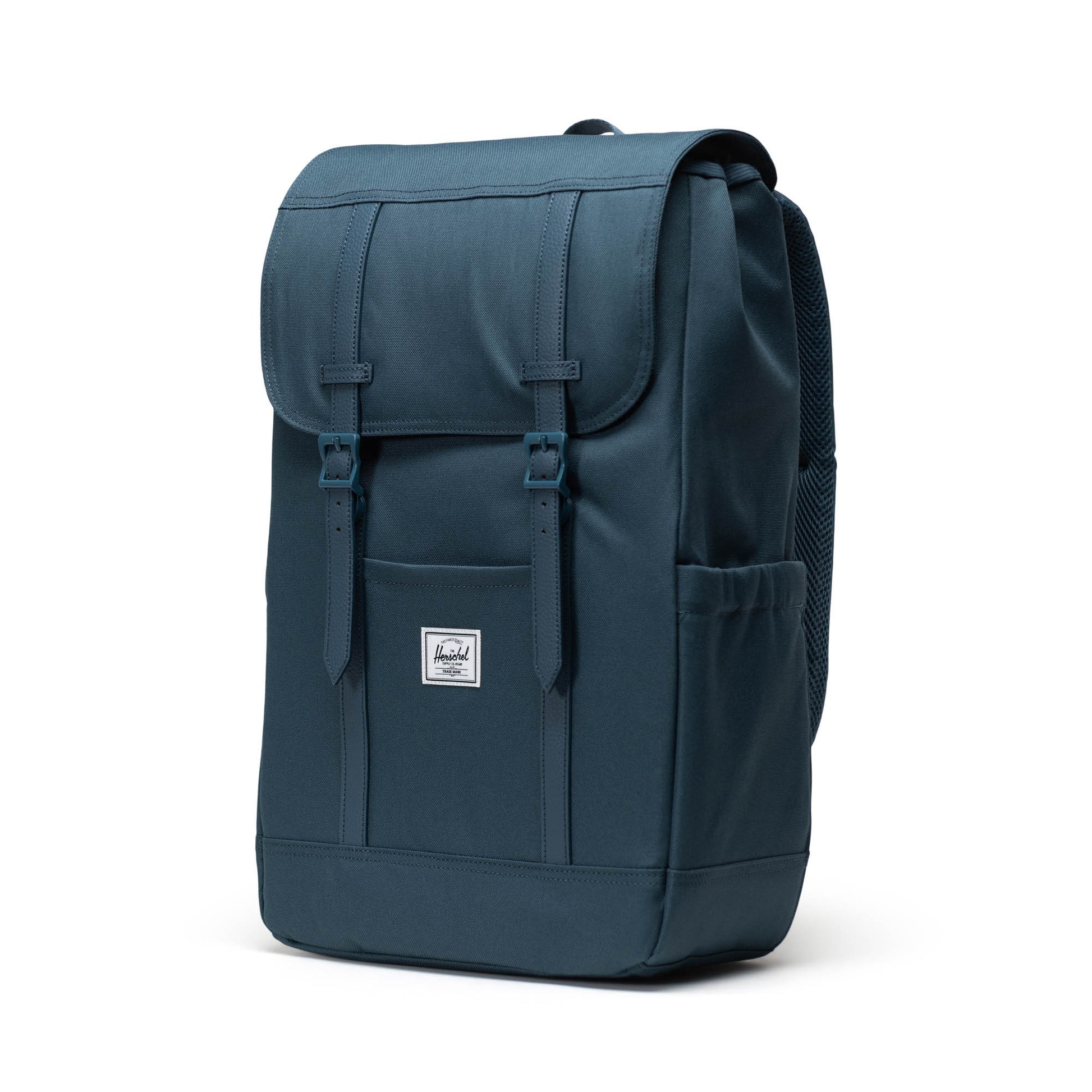 Derin Mavi Herschel Retreat Su İtici Kumaş 16" Laptop Uyumlu Mıknatıslı Kapama Sırt Çantası, 23 L