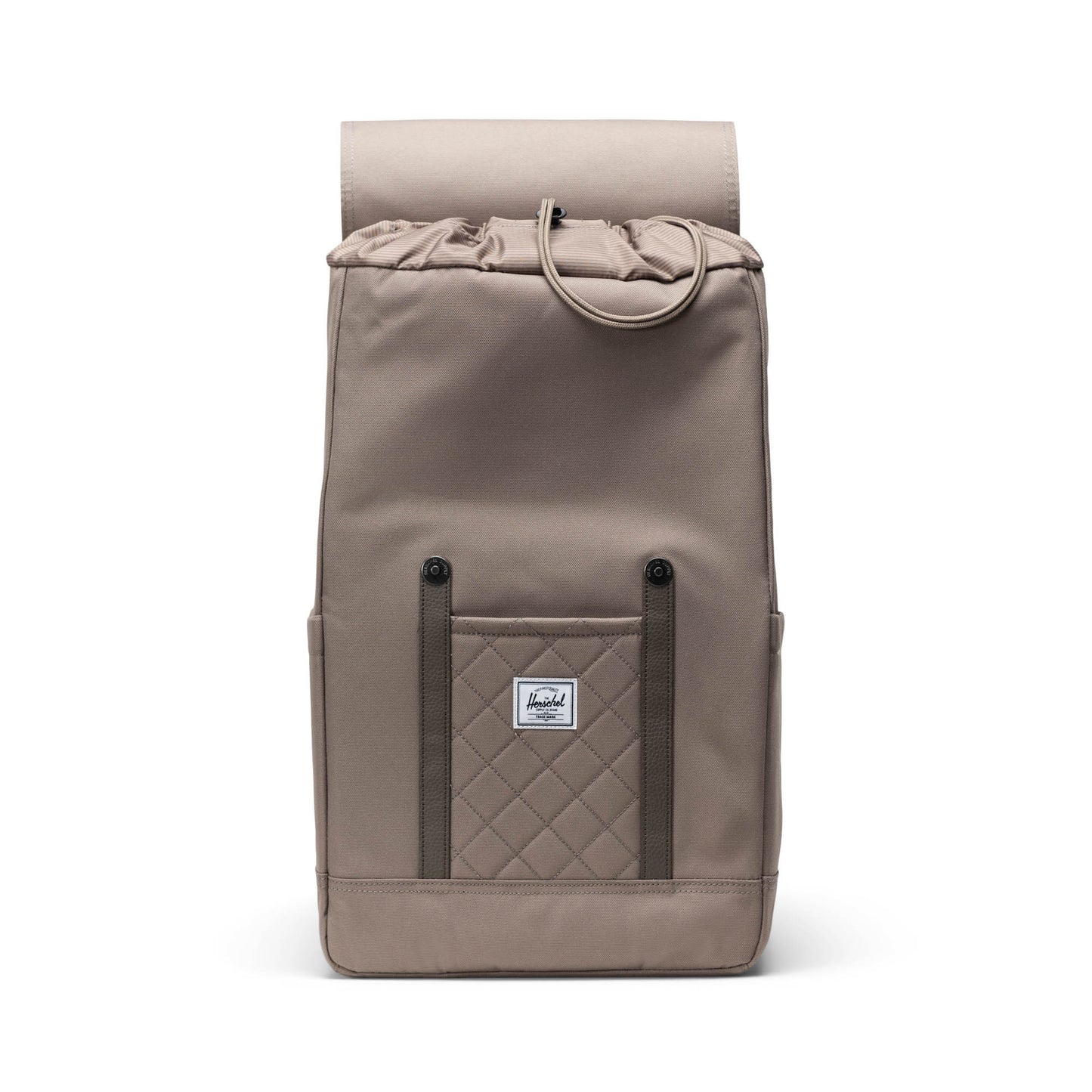 Vizon Kapitone Herschel Retreat Su İtici Kumaş 16" Laptop Uyumlu Mıknatıslı Kapama Sırt Çantası, 23 L