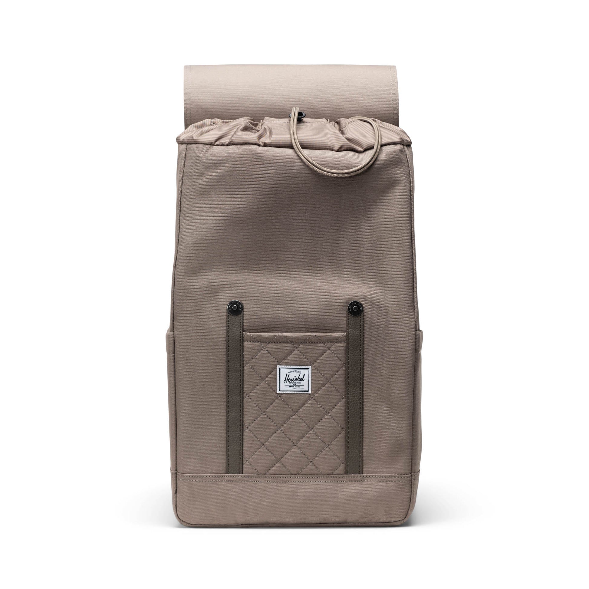 Vizon Kapitone Herschel Retreat Su İtici Kumaş 16" Laptop Uyumlu Mıknatıslı Kapama Sırt Çantası, 23 L