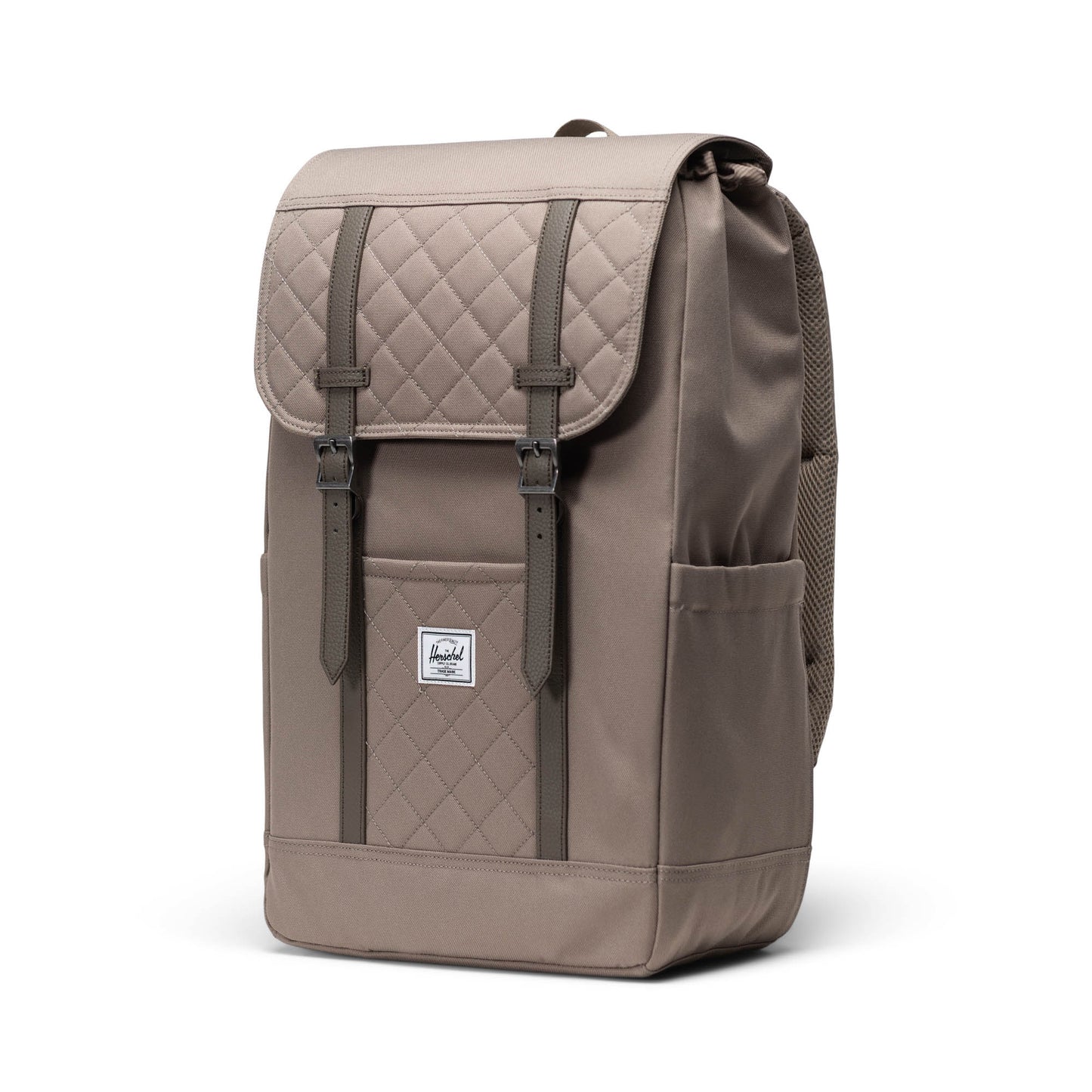 Vizon Kapitone Herschel Retreat Su İtici Kumaş 16" Laptop Uyumlu Mıknatıslı Kapama Sırt Çantası, 23 L