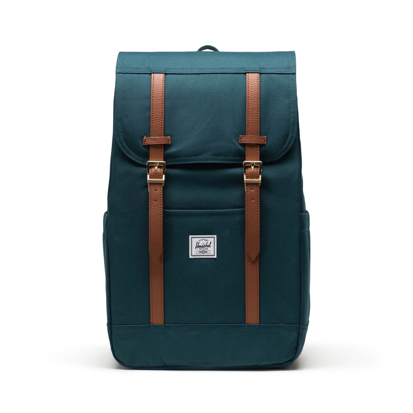 Petrol Mavisi Herschel Retreat Su İtici Kumaş 16" Laptop Uyumlu Mıknatıslı Kapama Sırt Çantası, 23 L