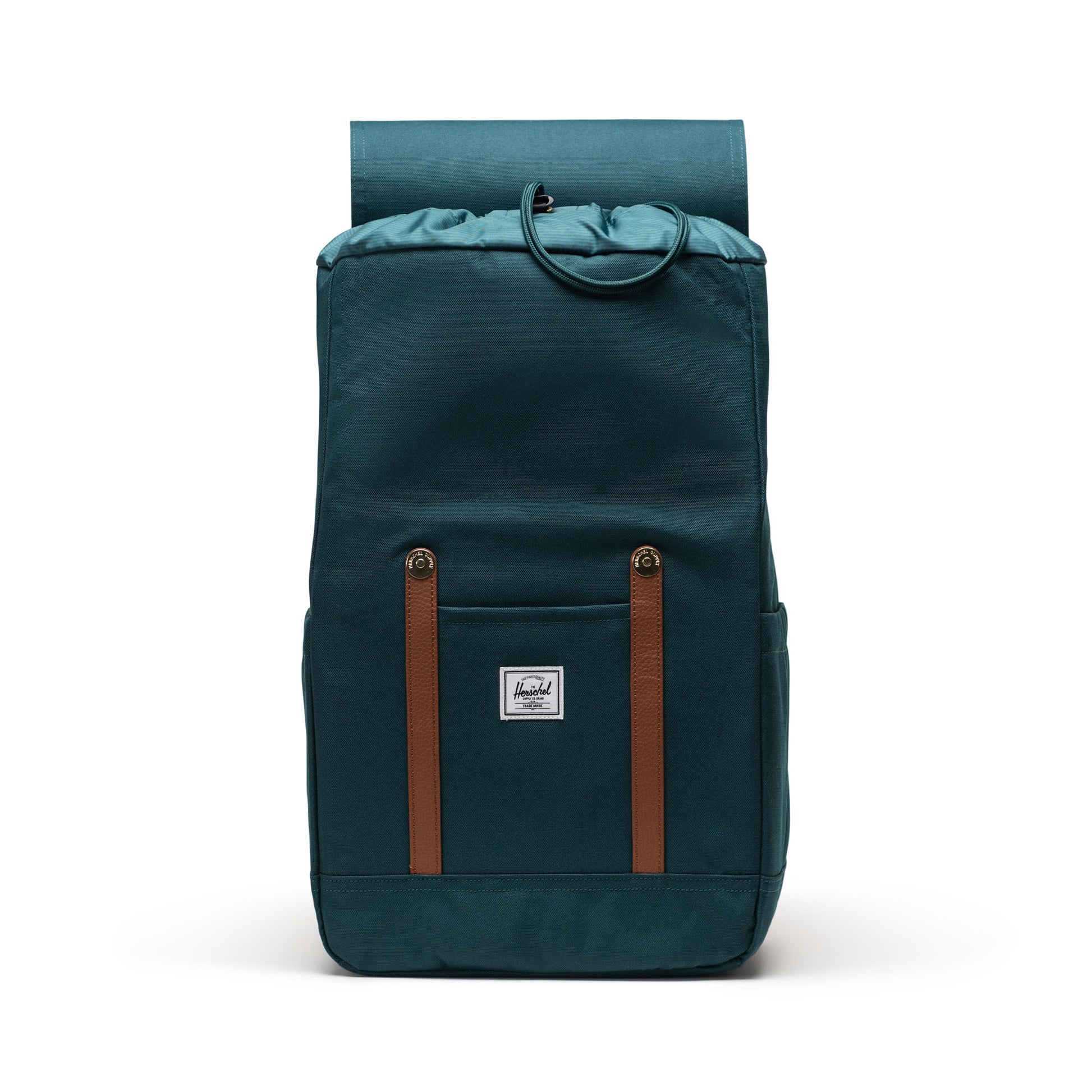 Petrol Mavisi Herschel Retreat Su İtici Kumaş 16" Laptop Uyumlu Mıknatıslı Kapama Sırt Çantası, 23 L