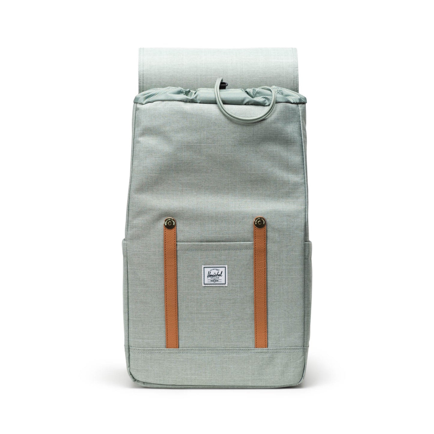 Kırçıllı Mint Yeşili Herschel Retreat Su İtici Kumaş 16" Laptop Uyumlu Mıknatıslı Kapama Sırt Çantası, 23 L