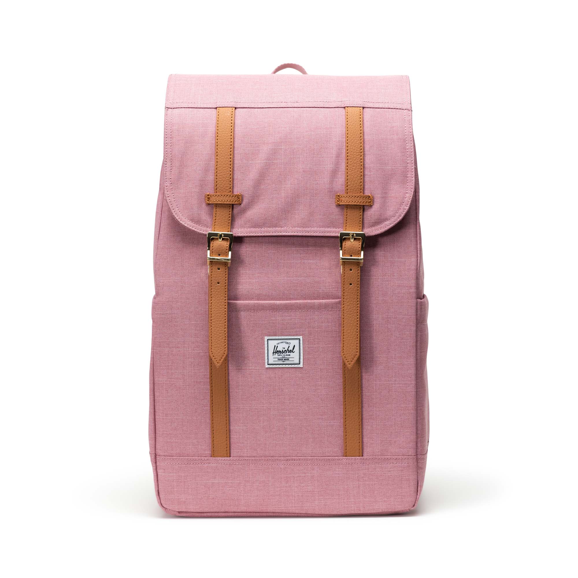 Kırçıllı Lavanta Moru Herschel Retreat Su İtici Kumaş 16" Laptop Uyumlu Mıknatıslı Kapama Sırt Çantası, 23 L