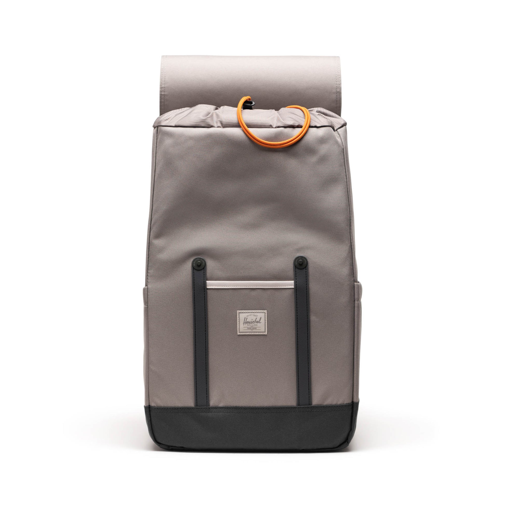 Gri Antrasit Herschel Retreat Su İtici Kumaş 16" Laptop Uyumlu Mıknatıslı Kapama Sırt Çantası, 23 L