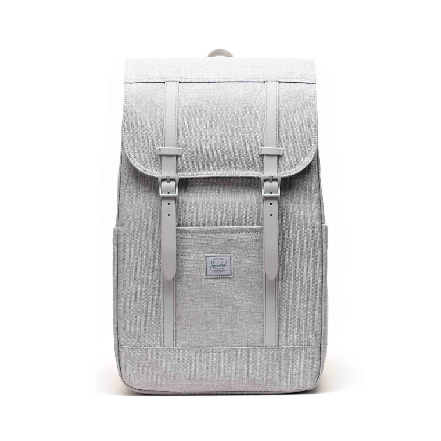 Kırçıllı Keten Gri Herschel Retreat Su İtici Kumaş 16" Laptop Uyumlu Mıknatıslı Kapama Sırt Çantası, 23 L