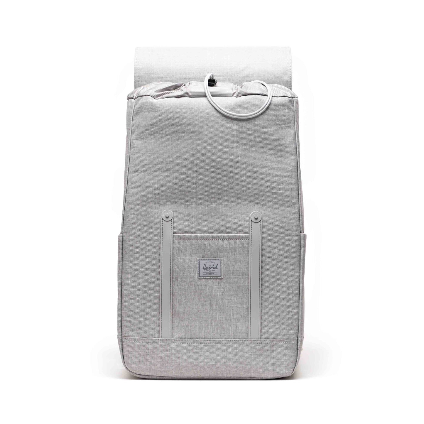 Kırçıllı Keten Gri Herschel Retreat Su İtici Kumaş 16" Laptop Uyumlu Mıknatıslı Kapama Sırt Çantası, 23 L
