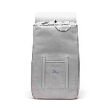 Kırçıllı Keten Gri Herschel Retreat Su İtici Kumaş 16" Laptop Uyumlu Mıknatıslı Kapama Sırt Çantası, 23 L
