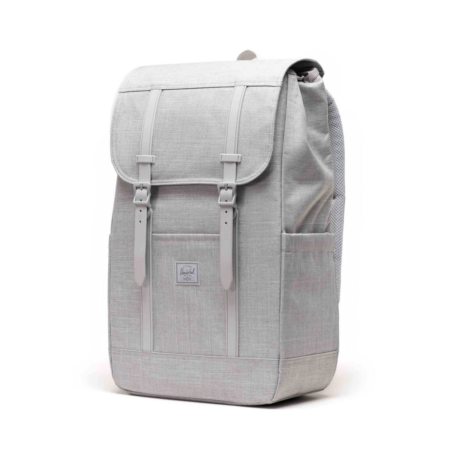 Kırçıllı Keten Gri Herschel Retreat Su İtici Kumaş 16" Laptop Uyumlu Mıknatıslı Kapama Sırt Çantası, 23 L