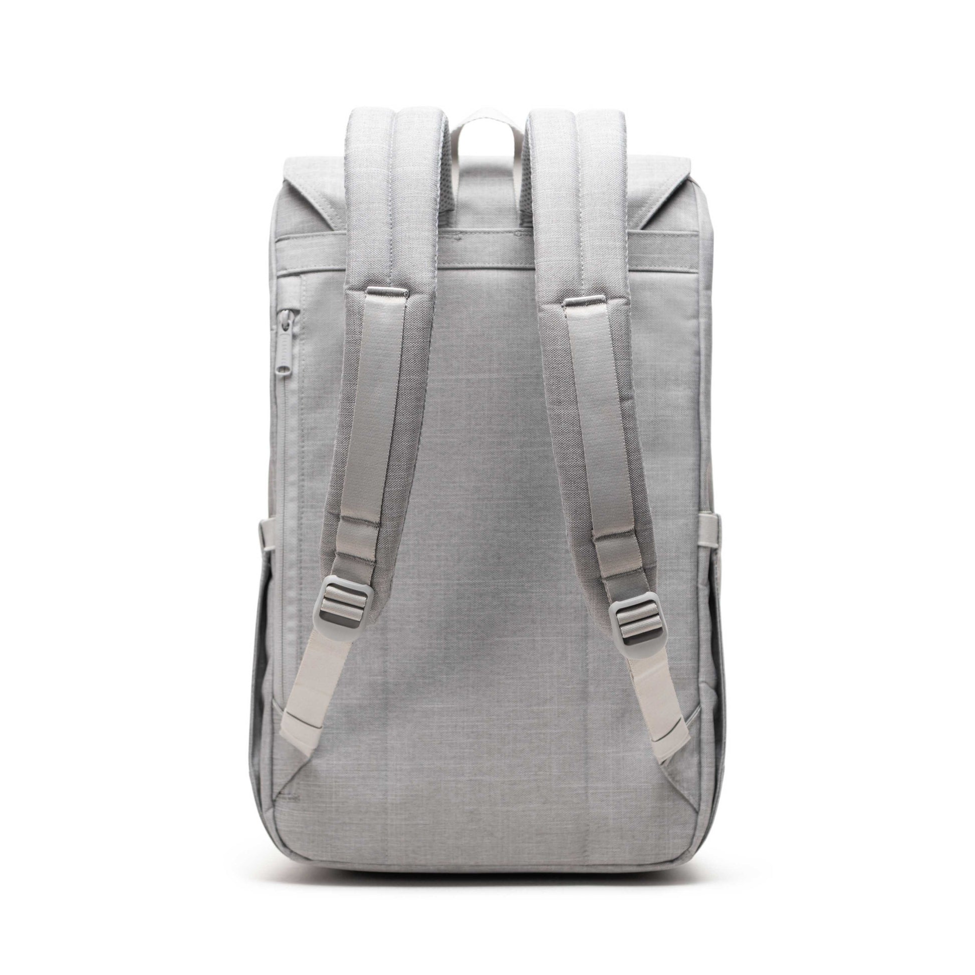 Kırçıllı Keten Gri Herschel Retreat Su İtici Kumaş 16" Laptop Uyumlu Mıknatıslı Kapama Sırt Çantası, 23 L