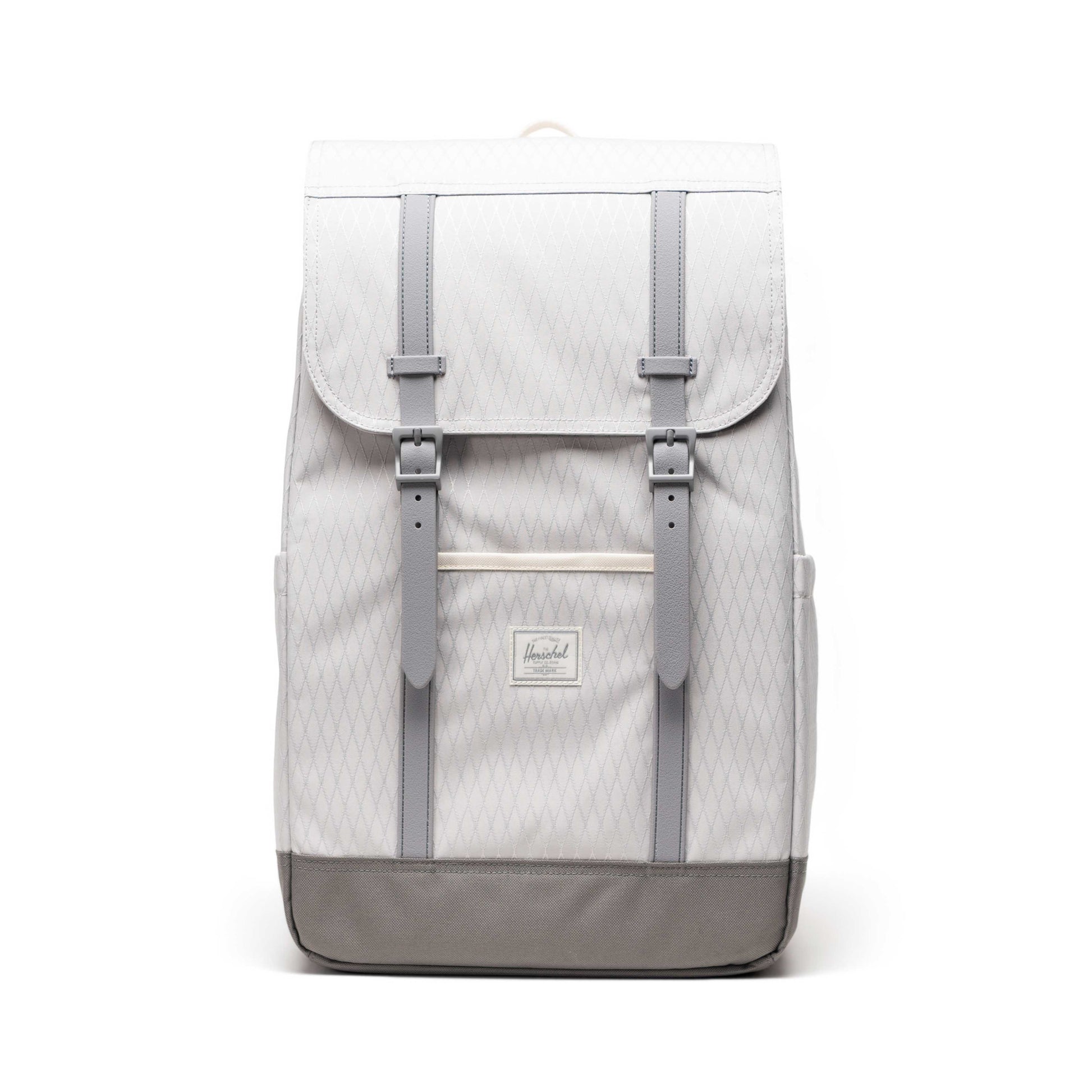 Elmas Dokulu Gri Herschel Retreat Su İtici Kumaş 16" Laptop Uyumlu Mıknatıslı Kapama Sırt Çantası, 23 L