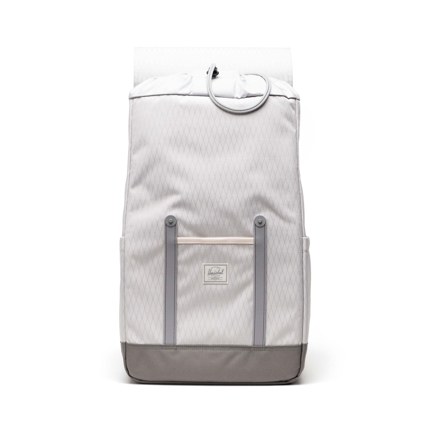 Elmas Dokulu Gri Herschel Retreat Su İtici Kumaş 16" Laptop Uyumlu Mıknatıslı Kapama Sırt Çantası, 23 L