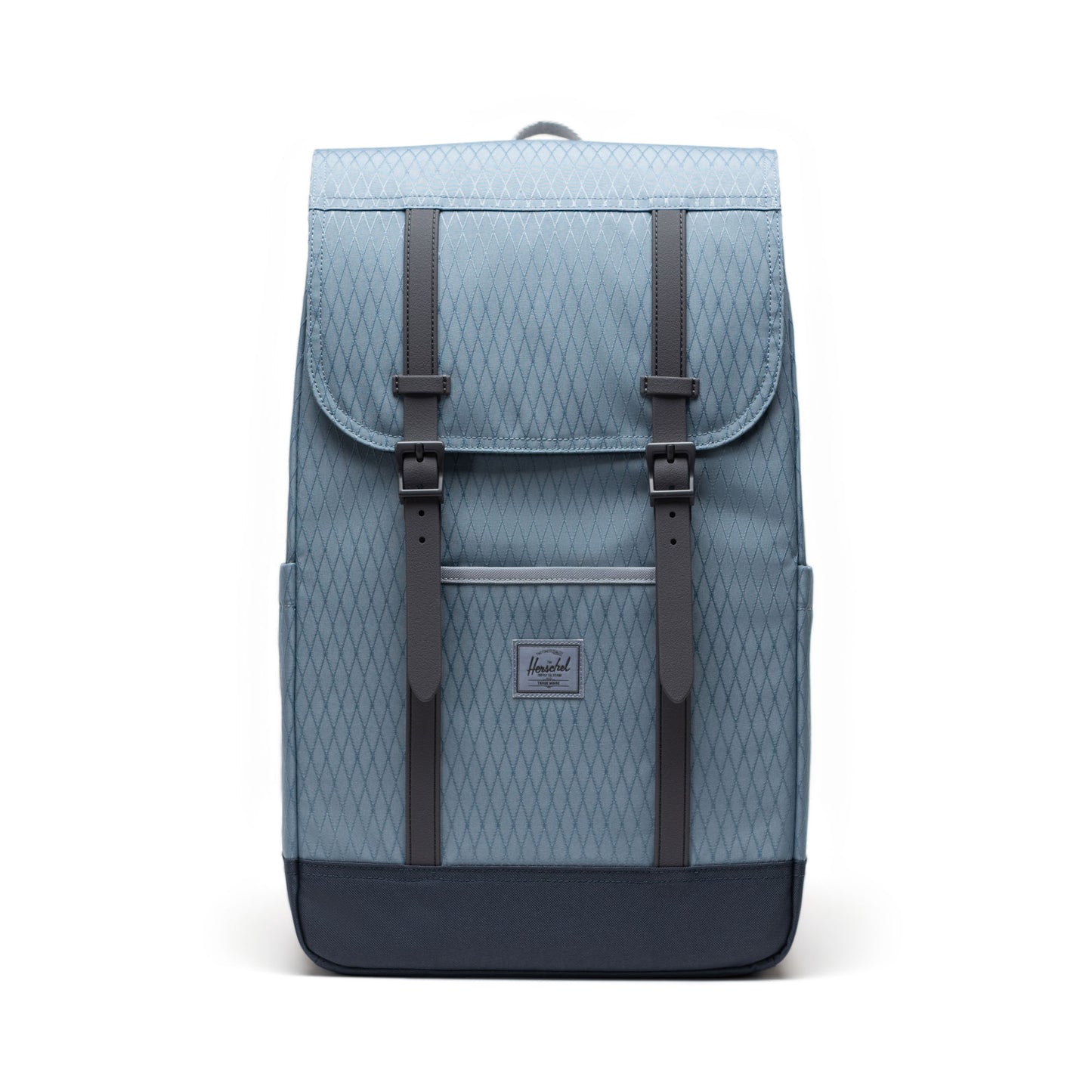 Elmas Dokulu Puslu Mavi Herschel Retreat Su İtici Kumaş 16" Laptop Uyumlu Mıknatıslı Kapama Sırt Çantası, 23 L