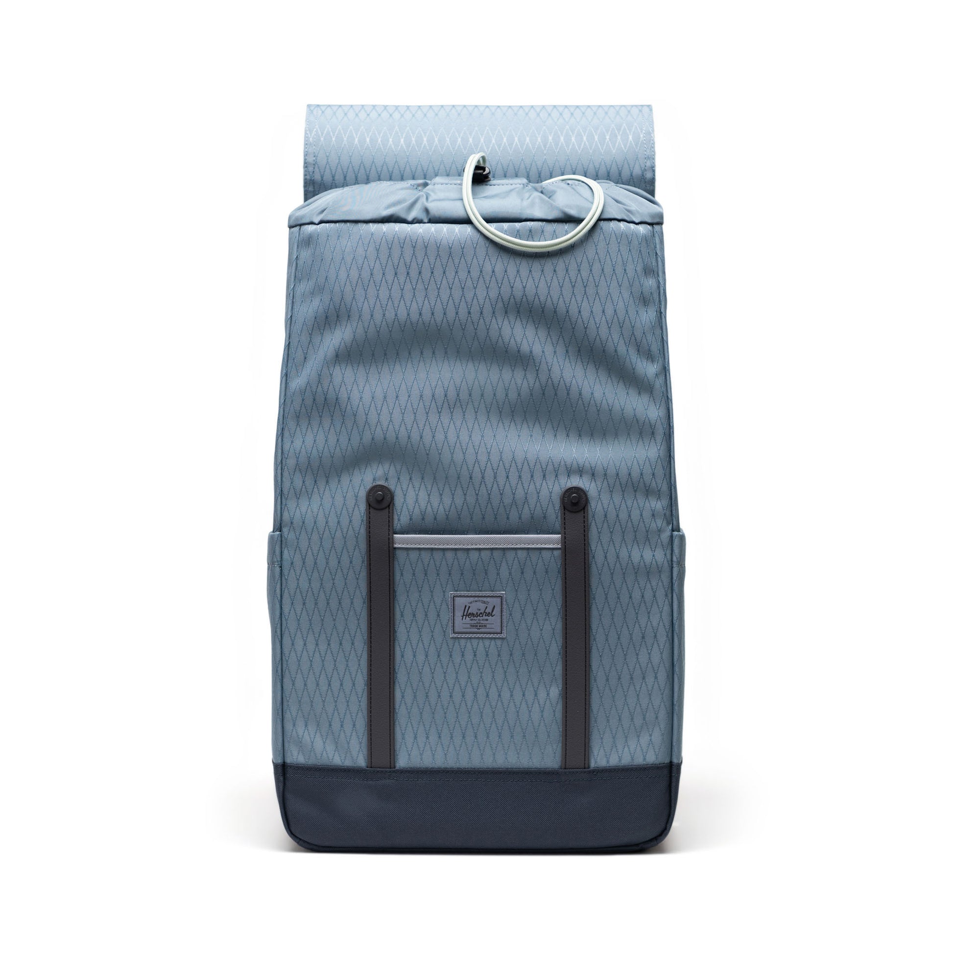 Elmas Dokulu Puslu Mavi Herschel Retreat Su İtici Kumaş 16" Laptop Uyumlu Mıknatıslı Kapama Sırt Çantası, 23 L