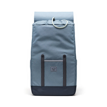 Elmas Dokulu Puslu Mavi Herschel Retreat Su İtici Kumaş 16" Laptop Uyumlu Mıknatıslı Kapama Sırt Çantası, 23 L